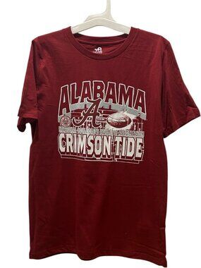NWT Boys' Alabama Crimson Tide Short Sleeve Oversized Graphic T-Shirt - Maroon X